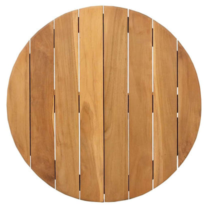 Side Table Brown 55 x 55 x 51 cm Solid Teak Wood