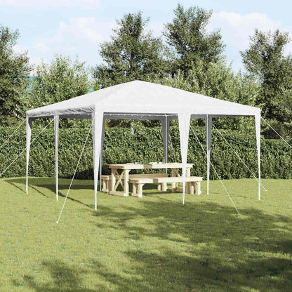 Party Tent White 400 x 400 x 266 cm Polyethylene and Steel