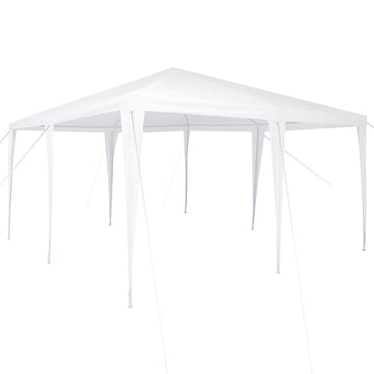 Party Tent White 400 x 400 x 266 cm Polyethylene and Steel