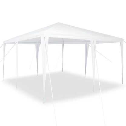 Party Tent White 400 x 400 x 266 cm Polyethylene and Steel