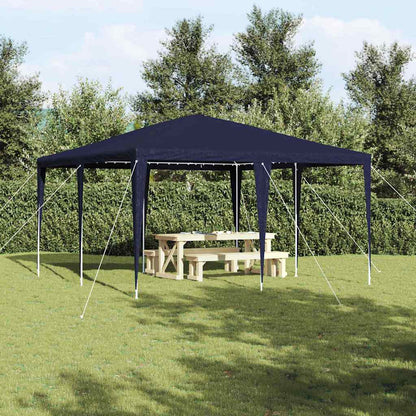 Party Tent Blue 400 x 400 x 266 cm Polyethylene and Steel