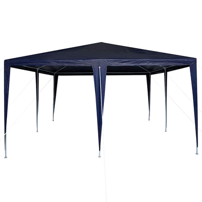 Party Tent Blue 400 x 400 x 266 cm Polyethylene and Steel