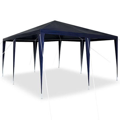Party Tent Blue 400 x 400 x 266 cm Polyethylene and Steel