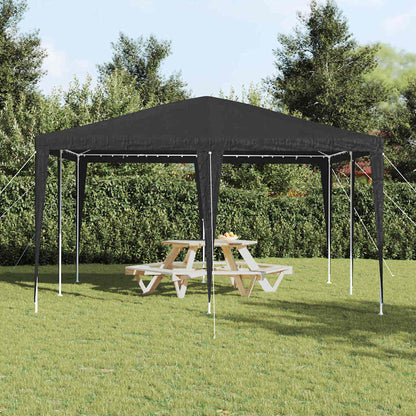 Party Tent Anthracite 400 x 400 x 266 cm Polyethylene and Steel