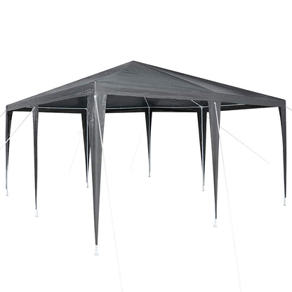 Party Tent Anthracite 400 x 400 x 266 cm Polyethylene and Steel