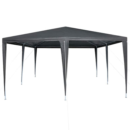 Party Tent Anthracite 400 x 400 x 266 cm Polyethylene and Steel