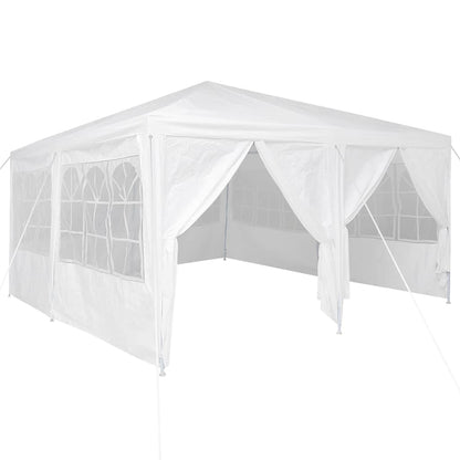 Party Tent White 400 x 400 x 266 cm Polyethylene