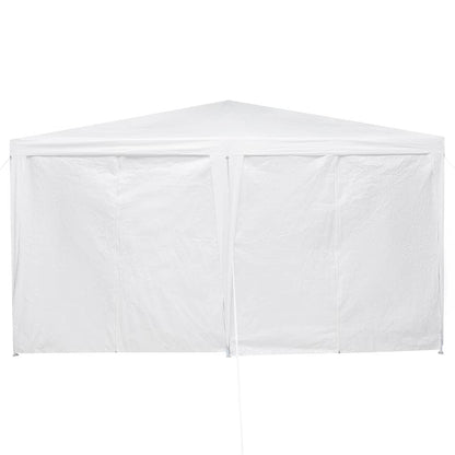 Party Tent White 400 x 400 x 266 cm Polyethylene