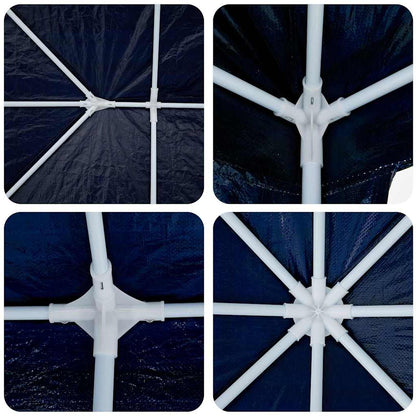 Party Tent Blue 400 x 400 x 266 cm Polyethylene