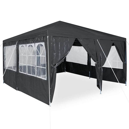 Party Tent Anthracite 400 x 400 x 266 cm Polyethylene