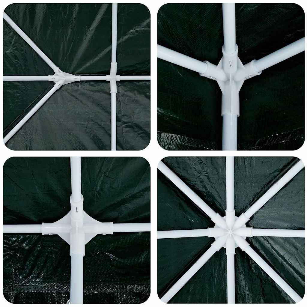 Party Tent Green 400 x 400 x 266 cm Polyethylene
