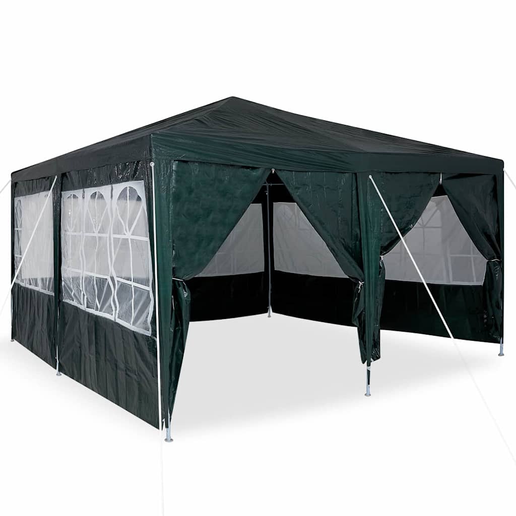 Party Tent Green 400 x 400 x 266 cm Polyethylene