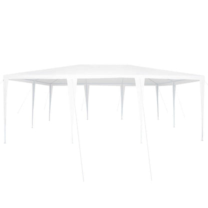Party Tent White 600 x 400 x 266 cm Polyethylene and Steel