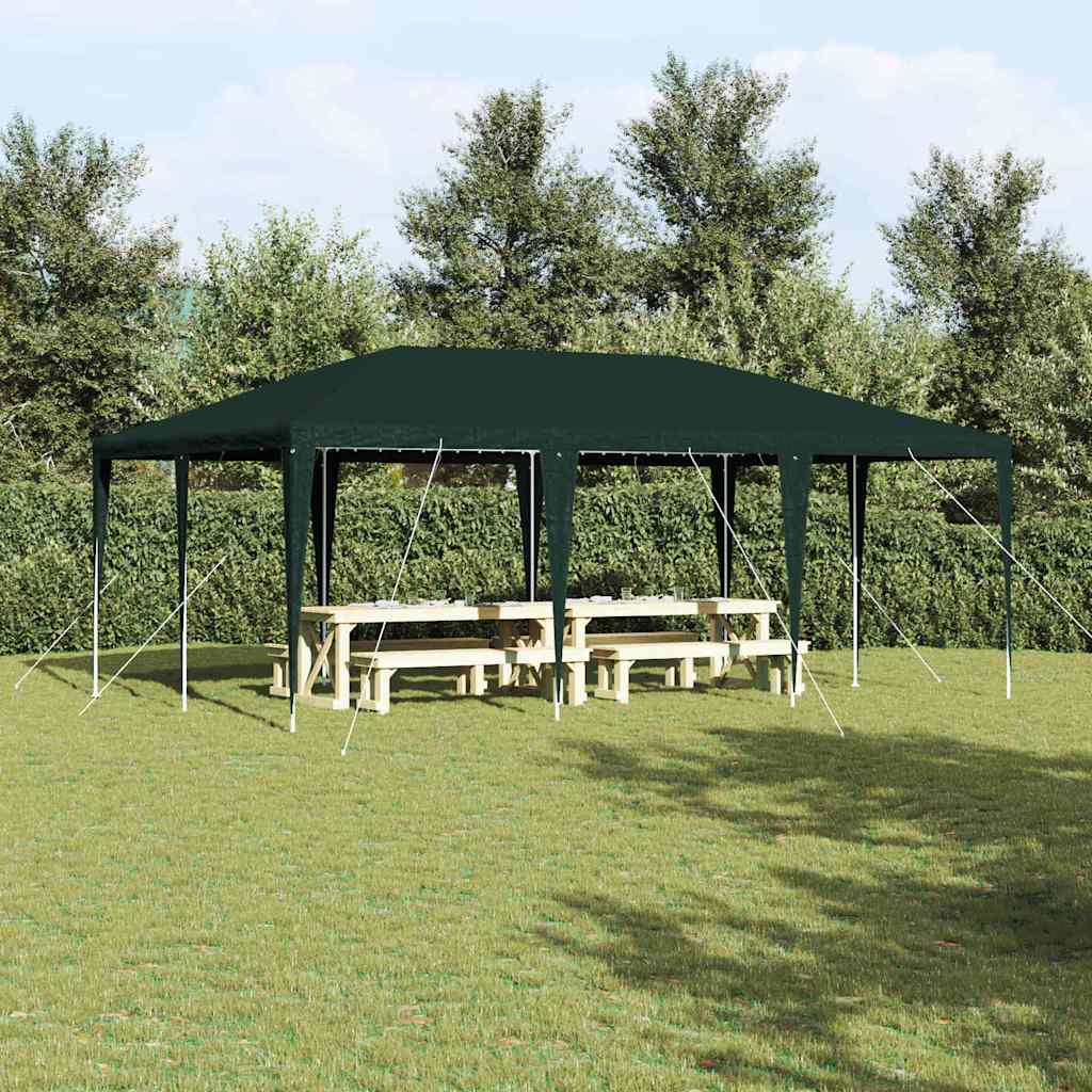 Party Tent Green 600 x 400 x 266 cm Polyethylene and Steel