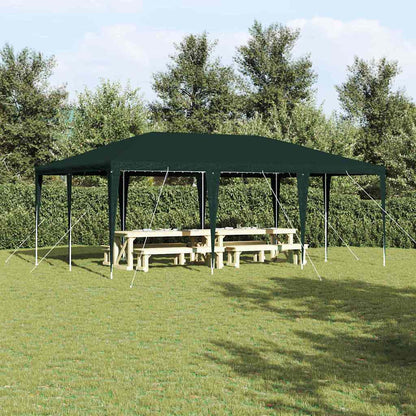 Party Tent Green 600 x 400 x 266 cm Polyethylene and Steel