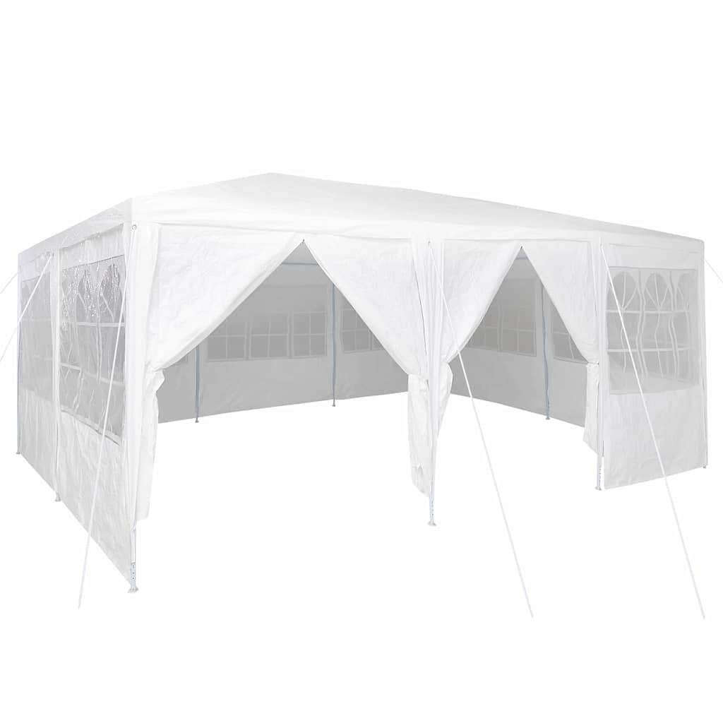 Party Tent White 600 x 400 x 266 cm Polyethylene