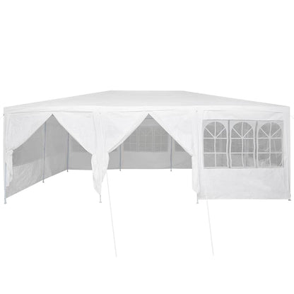 Party Tent White 600 x 400 x 266 cm Polyethylene