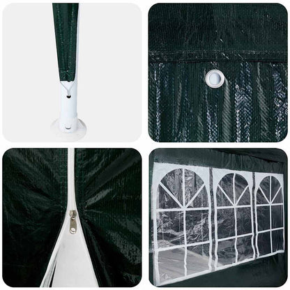 Party Tent Green 600 x 400 x 266 cm Polyethylene