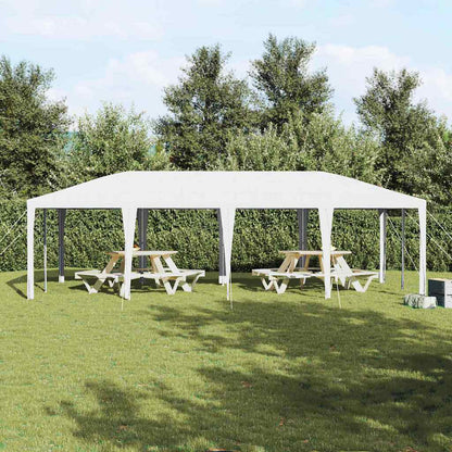 Party Tent White 800 x 400 x 266 cm Polyethylene and Steel