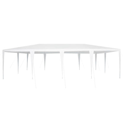 Party Tent White 800 x 400 x 266 cm Polyethylene and Steel