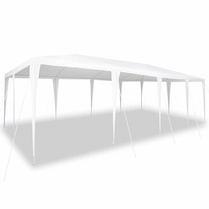 Party Tent White 800 x 400 x 266 cm Polyethylene and Steel