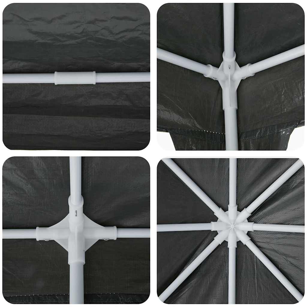 Party Tent Anthracite 800 x 400 x 266 cm Polyethylene and Steel