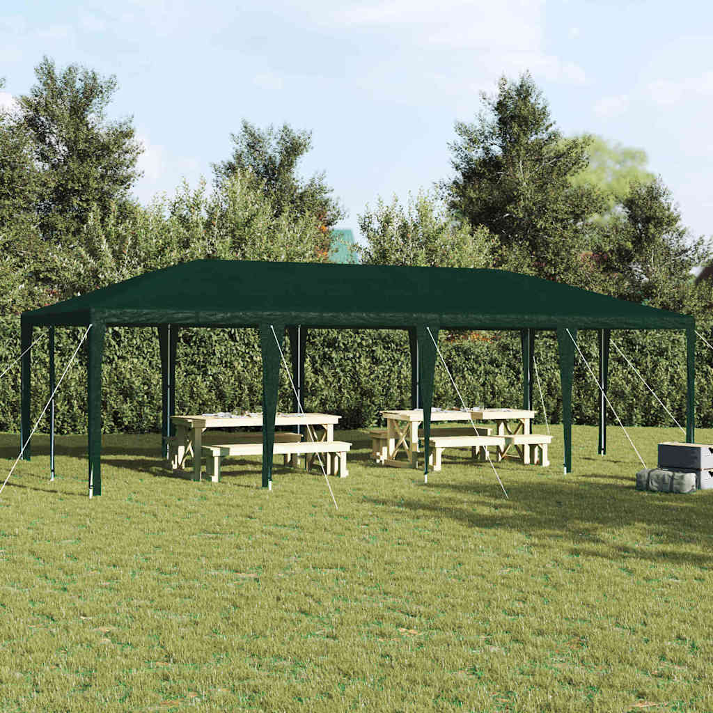 Party Tent Green 800 x 400 x 266 cm Polyethylene and Steel