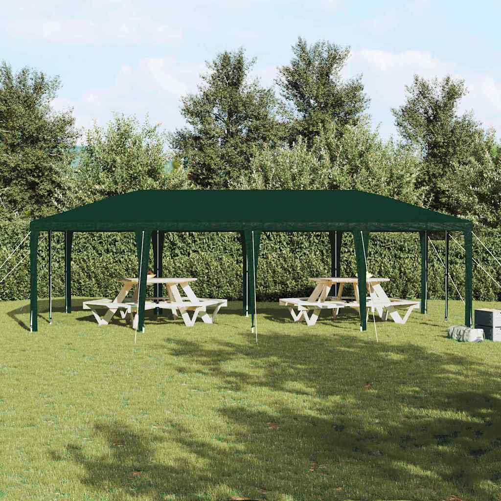Party Tent Green 800 x 400 x 266 cm Polyethylene and Steel