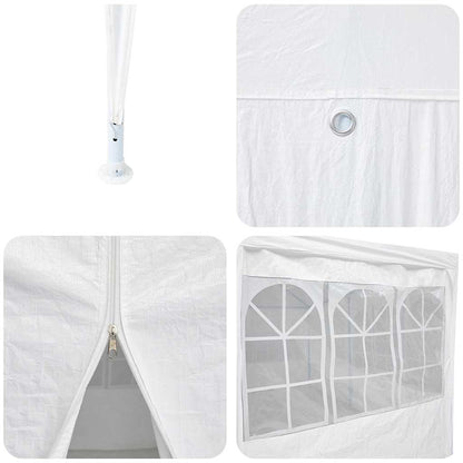 Party Tent White 800 x 400 x 266 cm Polyethylene