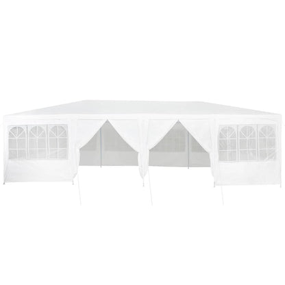 Party Tent White 800 x 400 x 266 cm Polyethylene