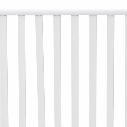 Garden Bench Plain White 103.5 x 51.5 x 90 cm Steel