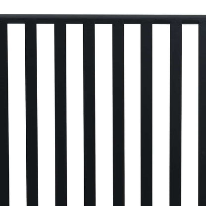 Garden Bench Black 103.5 x 51.5 x 90 cm Steel