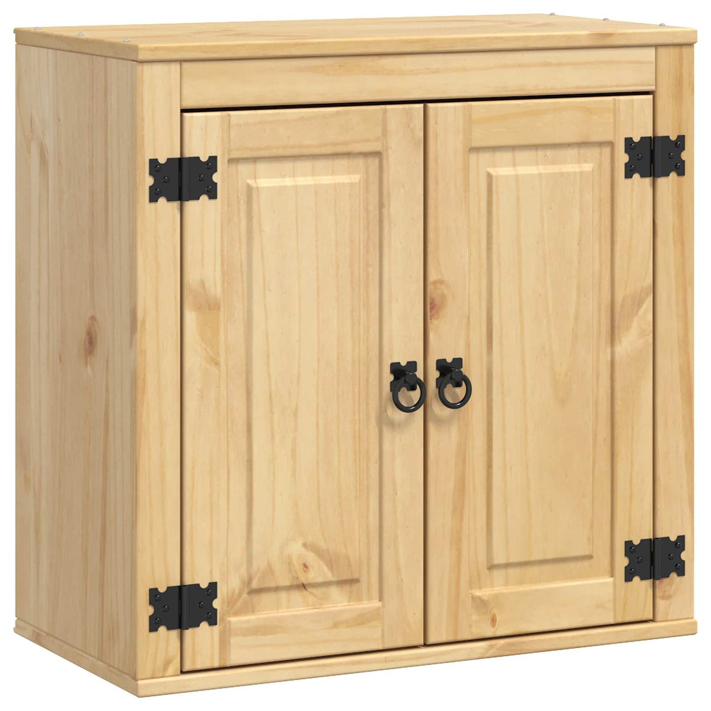 Cabinet SKI Honey Brown 60 x 32 x 60 cm Solid Pine Wood