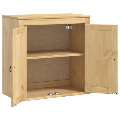 Cabinet SKI Honey Brown 60 x 32 x 60 cm Solid Pine Wood