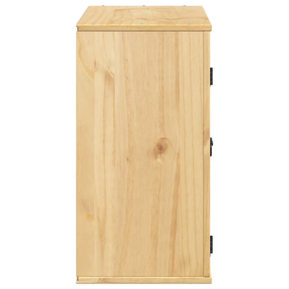 Cabinet SKI Honey Brown 60 x 32 x 60 cm Solid Pine Wood