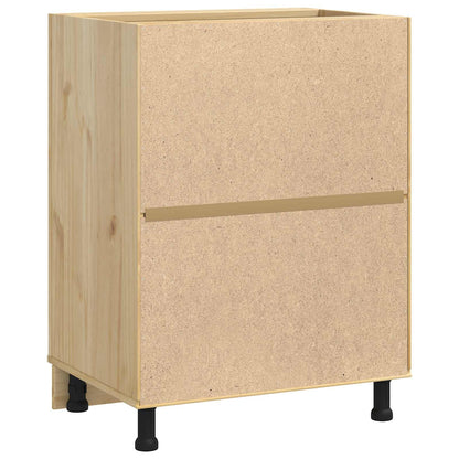 Cabinet SKI Honey Brown 60 x 46 x 81.5 cm Solid Pine Wood
