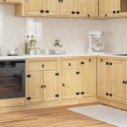 Cabinet SKI Honey Brown 40 x 46 x 81.5 cm Solid Pine Wood