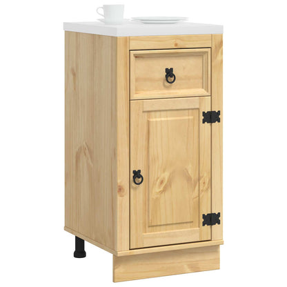 Cabinet SKI Honey Brown 40 x 46 x 81.5 cm Solid Pine Wood