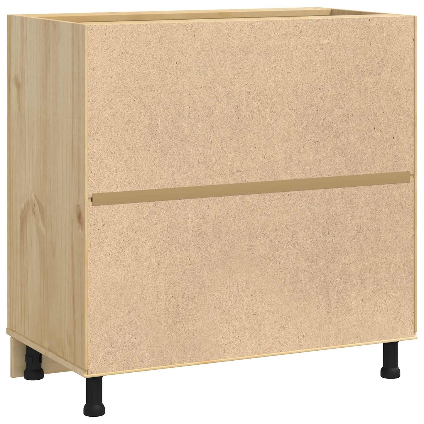 Cabinet SKI Honey Brown 80 x 46 x 81.5 cm Solid Pine Wood