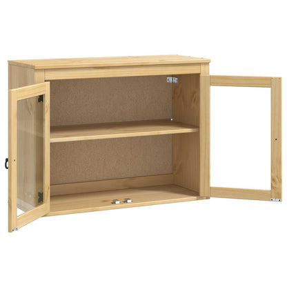 Cabinet SKI Honey Brown 80 x 32 x 60 cm Solid Pine Wood