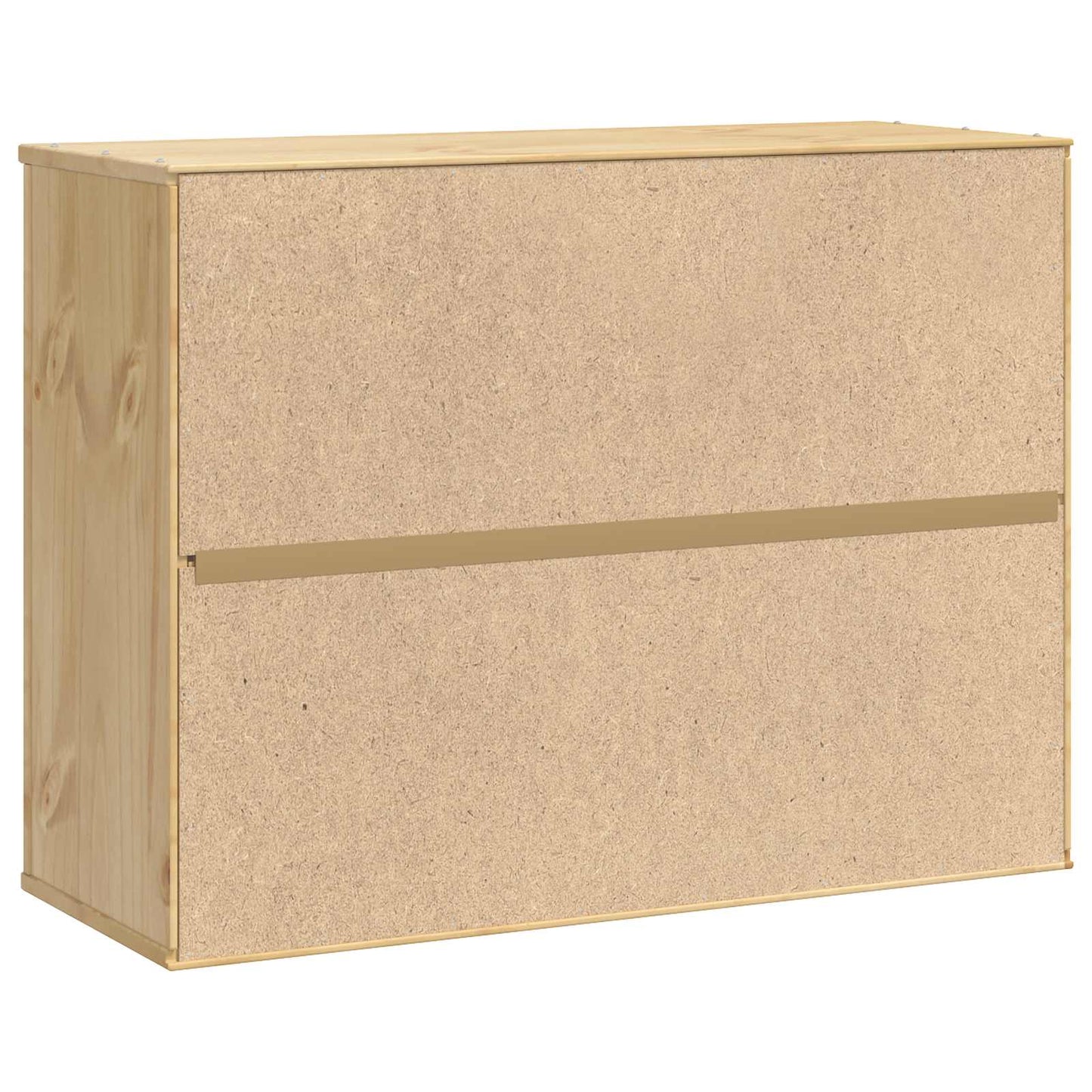Cabinet SKI Honey Brown 80 x 32 x 60 cm Solid Pine Wood