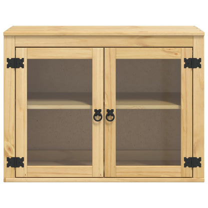 Cabinet SKI Honey Brown 80 x 32 x 60 cm Solid Pine Wood