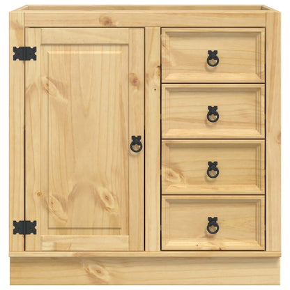 Cabinet SKI Honey Brown 80 x 46 x 81 cm Solid Pine Wood