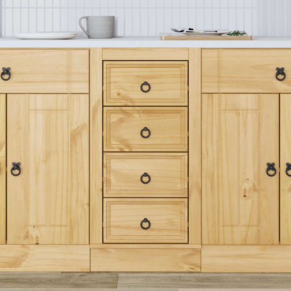 Cabinet SKI Honey Brown 40 x 46 x 81 cm Solid Pine Wood