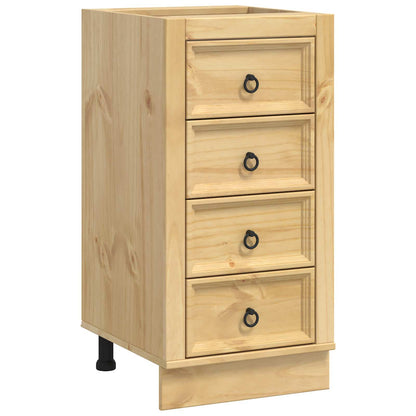 Cabinet SKI Honey Brown 40 x 46 x 81 cm Solid Pine Wood