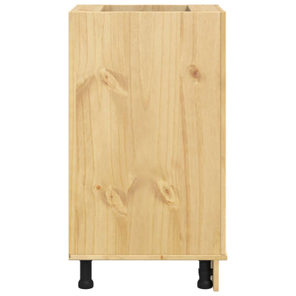 Cabinet SKI Honey Brown 40 x 46 x 81 cm Solid Pine Wood