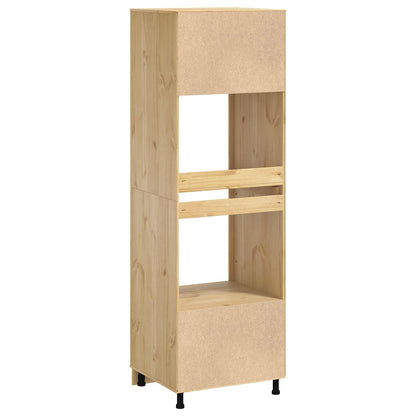 Cabinet SKI Honey Brown 66 x 58 x 207 cm Solid Pine Wood