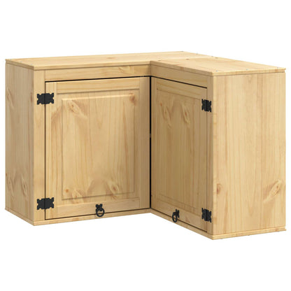 Cabinet SKI Honey Brown 80 x 80 x 60 cm Solid Pine Wood