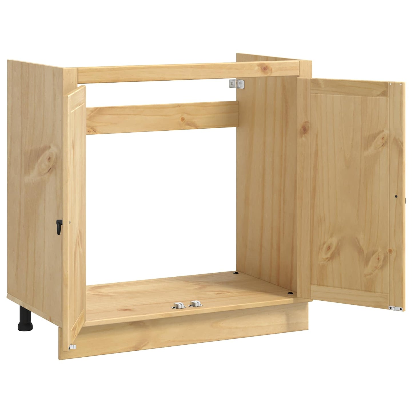 Cabinet SKI Honey Brown 80 x 46 x 81 cm Solid Pine Wood