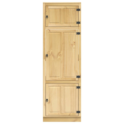Cabinet SKI Honey Brown 66 x 58 x 207 cm Solid Pine Wood